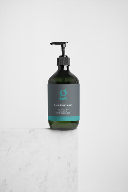 Hand & Body Wash, Minty Cedarwood